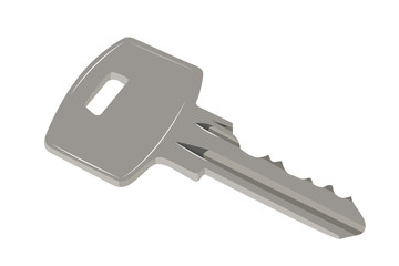 key realistic vector illustration isolated