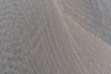 Struktur im Sand am Strand 
