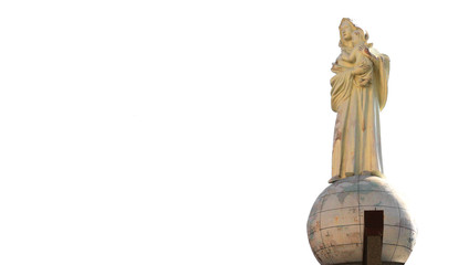 Statue of Our Lady carrying children