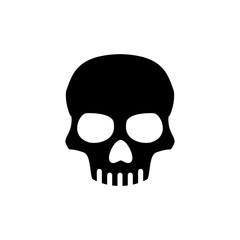 Obraz na płótnie Canvas Skull icon trendy