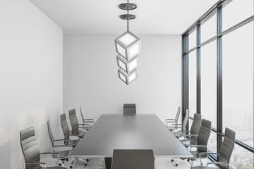 Contemporary meeting room interior