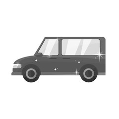 Isolated object of car and vehicle symbol. Set of car and road vector icon for stock.