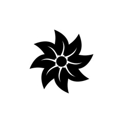 Flower icon trendy