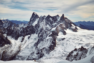 Mountain landscape. Alps, France.