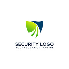 Fototapeta na wymiar security logo design vector template