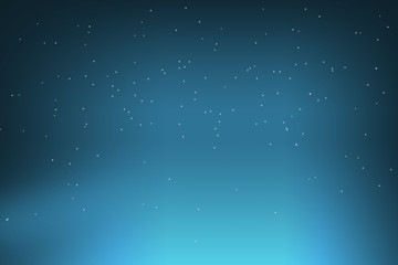 Blue background with white snow For banner cards in various festivals