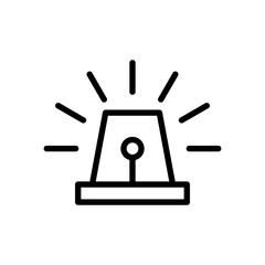 Siren medical alarm icon