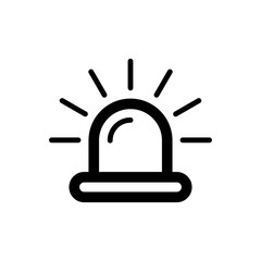 Siren medical alarm icon