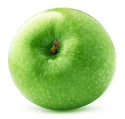 green apple isolated on white background