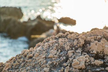 Dubrovnik city seascape, Croatia, Adriatic sea coast