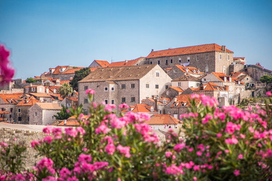 Dubrovnik, Croatia - July, 2019: Old town and harbor of Dubrovnik Croatia
