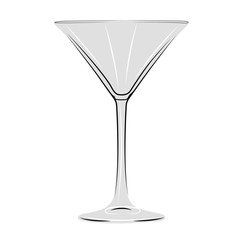 Cocktail Glass realistic vector illustration isolated
