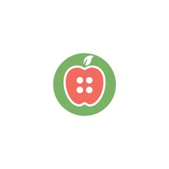 button apple logo