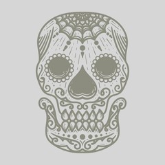 vector illustration of Calavera or sugar skull