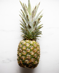 Pineapple Ananas on marble background