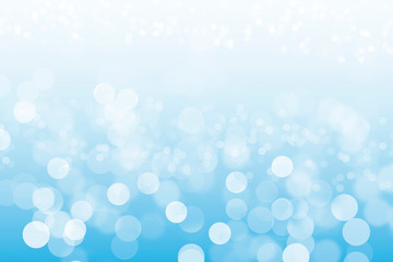 abstract bokeh background blue and white
