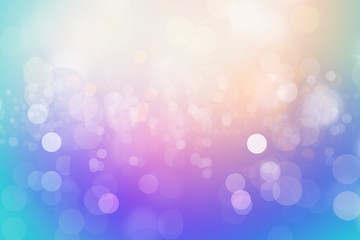 abstract bokeh background Blue orange and white