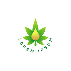 CBD Logo Icon With Business Card Vector Template, CBD Cannabidiol Cannabis Hemp Marijuana Medical Pharmaceutical Industry And Business Medical.