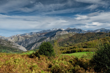 Naklejka na ściany i meble The Picos de Europa National Park