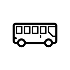 Bus icon trendy