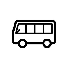 Bus icon trendy