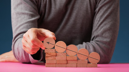 Conceptual image of personal vision and aspirations