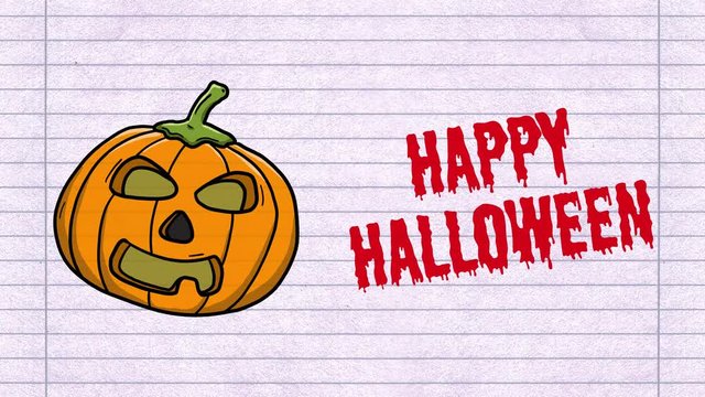 Happy Halloween Cartoon Comic Animation