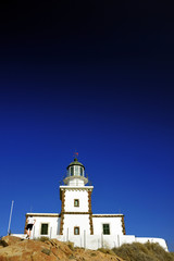 Fototapeta na wymiar Phare de Santorin