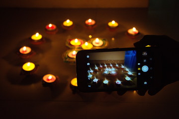 Fototapeta na wymiar Diwali Night