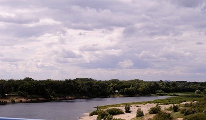 Fototapeta premium boat on the river