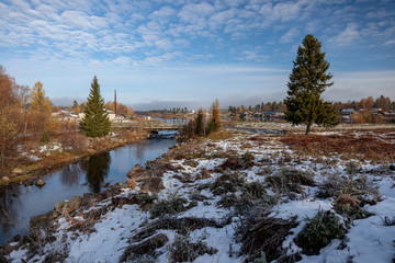 Frosty morning on the river