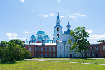 Fototapeta na wymiar The building of the Spaso-Preobrazhensky Valaam monastery