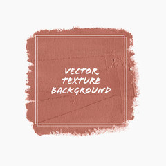 Art paint abstract square background. Texture brush stroke poster vector. Perfect oil paint design for logo and sale banner.