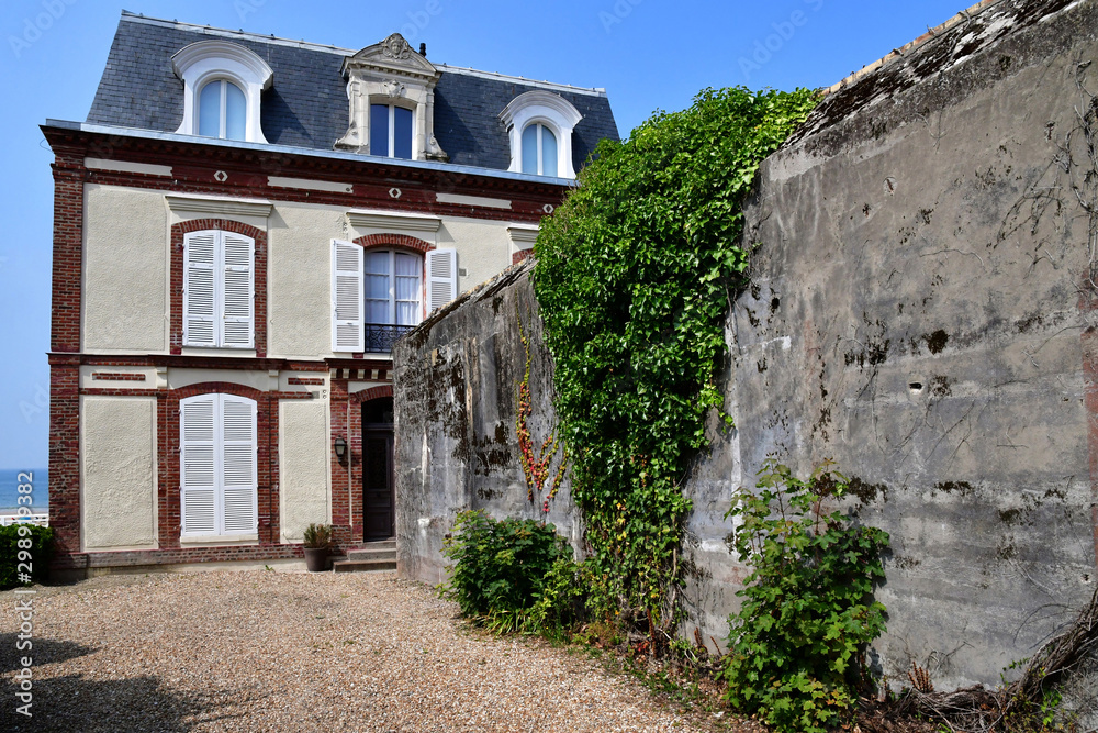 Wall mural Trouville, France - august 18 2016 : picturesque city in summer