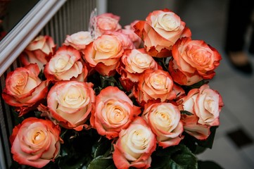 beautiful bouquets for a bride on a wedding day