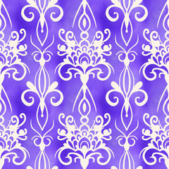 Seamless pattern with arabesques