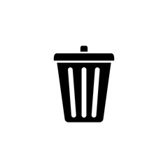 trash can icon vector