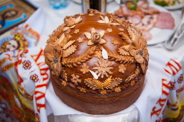wedding,wedding decoration,groom, bride,flowers,wedding rings,the wedding cake,firework