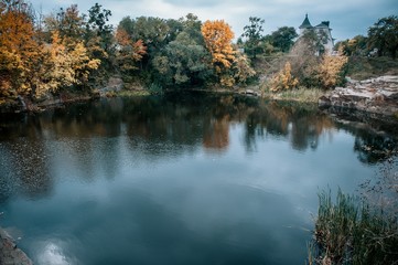 ukrainian landscapes/clouds/church