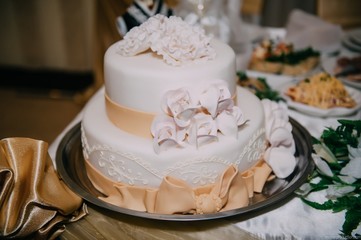 Obraz na płótnie Canvas wedding cake/wedding decoration