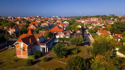 Obraz premium Photo aérienne de soulac sur mer