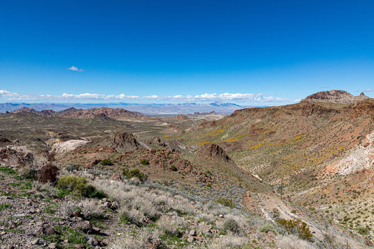  landscape of Route 66 near Golden Valley