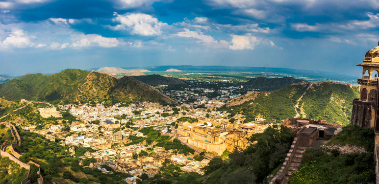 Panaromic View Of Jiapur City