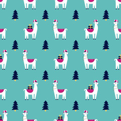 Christmas seamless pattern.