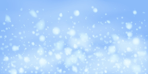 Fototapeta premium Snowflakes, snowfall.