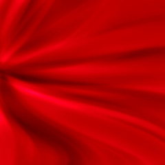 Abstract background with red silk or satin material in draped cloth or fabric folds illustration, elegant luxury Christmas background design
