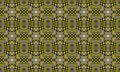 decorative oriental colored pattern 