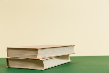 Many books in a bookstore or library