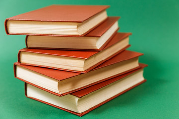 Many books in a bookstore or library