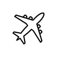 Plane icon trendy